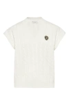Brunello Cucinelli Cashmere Cable-knit Sweater Vest In Panama