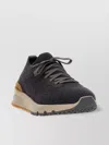Brunello Cucinelli Knit Upper Rubber Sole Pull Tab In Black