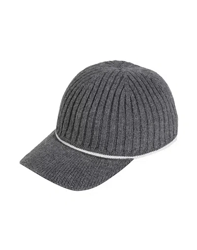 BRUNELLO CUCINELLI KNITTED BASEBALL CAP