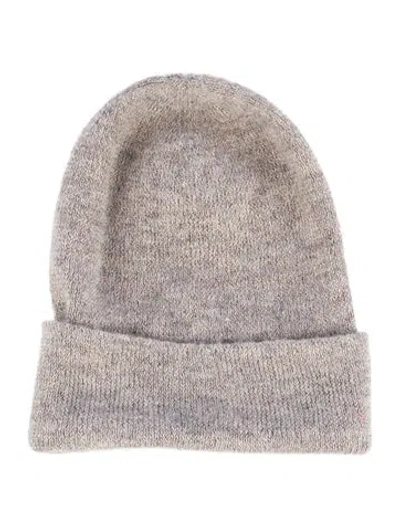 Pre-owned Brunello Cucinelli Knitted Beanie In Gray