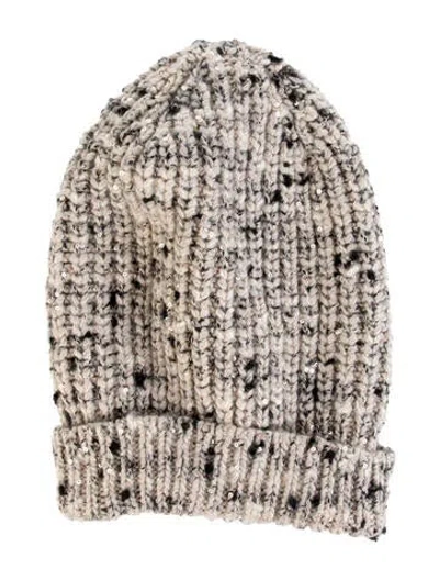 Pre-owned Brunello Cucinelli Knitted Beanie In Neutral