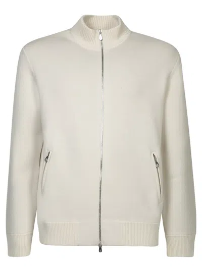 BRUNELLO CUCINELLI KNITTED BOMBER JACKET
