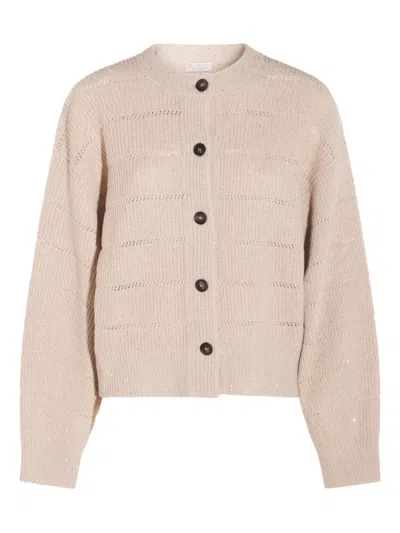 BRUNELLO CUCINELLI KNITTED CARDIGAN