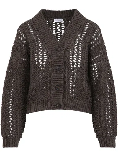 BRUNELLO CUCINELLI KNITTED CARDIGAN