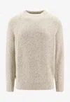 Brunello Cucinelli Long-sleeve Cashmere Jumper In Green