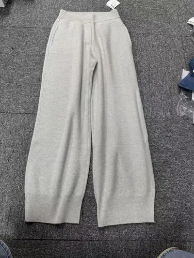 Brunello Cucinelli Knitted Casual Pants In Gray