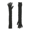 Brunello Cucinelli Knitted Gloves In Black