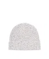 Brunello Cucinelli Knitted Hat In White