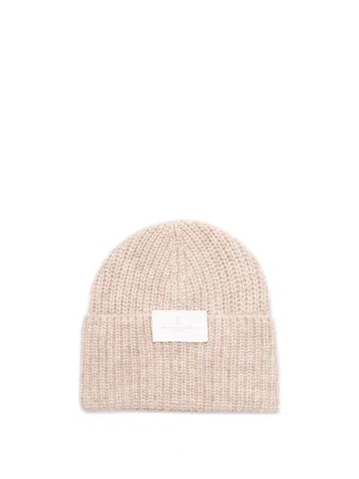 Brunello Cucinelli Knitted Hat In Beige