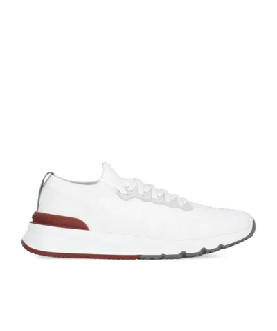 BRUNELLO CUCINELLI BRUNELLO CUCINELLI KNITTED LACE-UP SNEAKERS