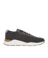 Brunello Cucinelli Runners In Wool Knitwear In Black