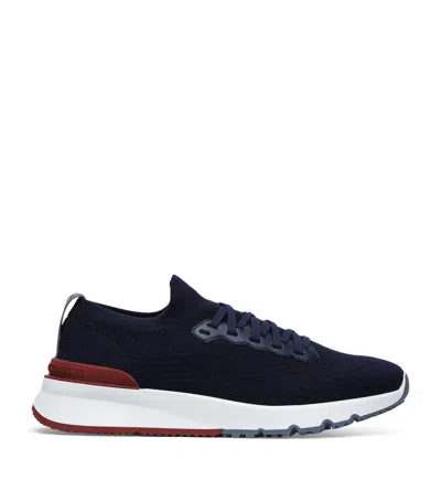 BRUNELLO CUCINELLI KNITTED LOW-TOP SNEAKERS