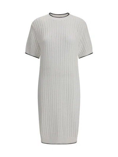 BRUNELLO CUCINELLI KNITTED MIDI DRESS