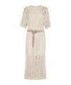 Brunello Cucinelli Beige Dazzling Dress In Nude