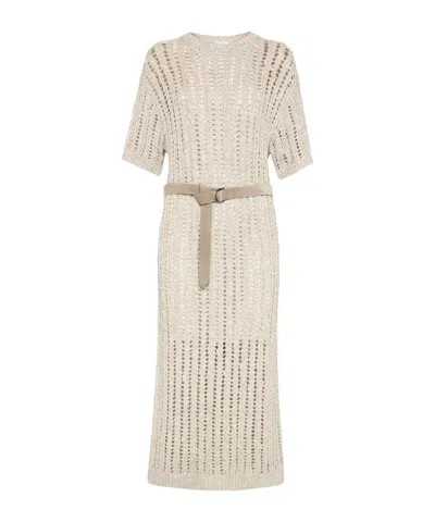 BRUNELLO CUCINELLI BRUNELLO CUCINELLI DAZZLING MIDI DRESS