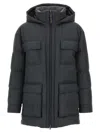 Brunello Cucinelli Knitted Neck Down Jacket