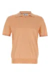 Brunello Cucinelli Collared Polo Shirt Ribbed Texture