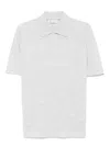 Brunello Cucinelli Cotton Polo Shirt In Grey