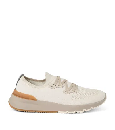 BRUNELLO CUCINELLI KNITTED RUNNER SNEAKERS