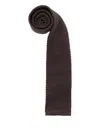 Brunello Cucinelli Knitted Scarf In Brown