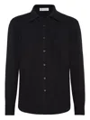 Brunello Cucinelli Knit Shirt In Black