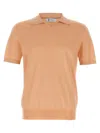 Brunello Cucinelli Collared Polo Shirt Ribbed Texture