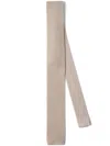 Brunello Cucinelli Knitted Silk Tie In 中性色