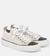 Brunello Cucinelli Knitted Slip-on Sneakers In White