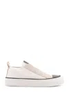 Brunello Cucinelli Sneakers With Iconic Embellishments In White
