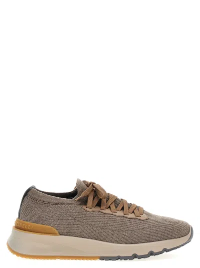 BRUNELLO CUCINELLI BRUNELLO CUCINELLI KNITTED SNEAKERS