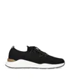 Brunello Cucinelli Knitted Sneakers In Black
