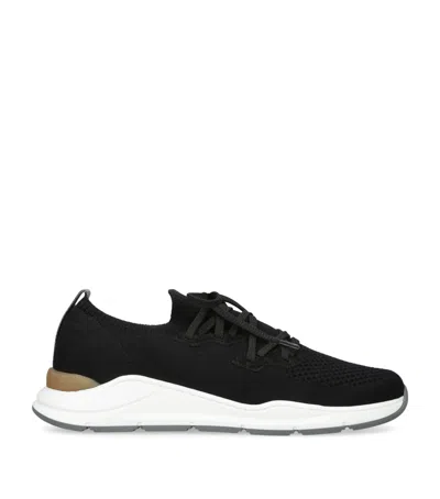 Brunello Cucinelli Kids' Knitted Sneakers In Black