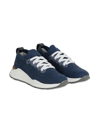 BRUNELLO CUCINELLI KNITTED SNEAKERS