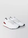 Brunello Cucinelli Leather Low-top Sneakers In White