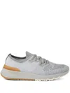 Brunello Cucinelli Knitted Sneakers In Grey