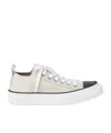 Brunello Cucinelli Knitted Sneakers In White