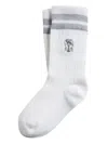 Brunello Cucinelli Knitted Socks In White