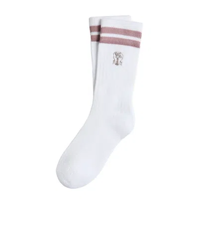 Brunello Cucinelli Knitted Socks In White