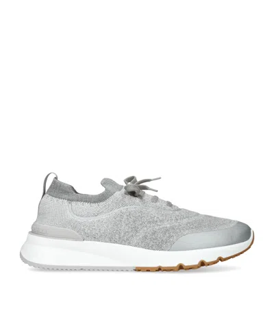 BRUNELLO CUCINELLI KNITTED SPORTIV SNEAKERS