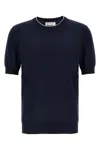 Brunello Cucinelli Knitted Crew Neck T-shirt