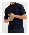 Brunello Cucinelli Knitted T-shirt In Black