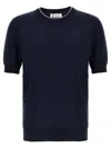 Brunello Cucinelli Knitted Crew Neck T-shirt