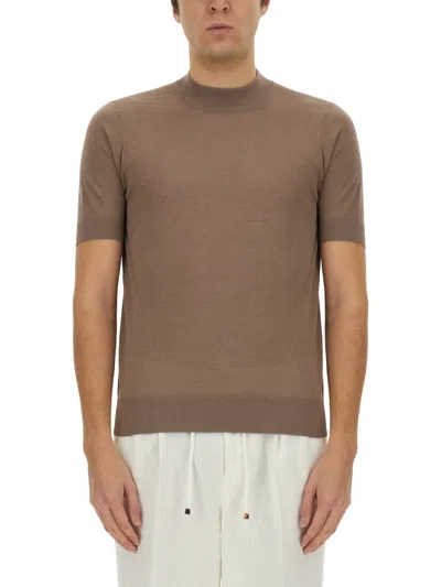 BRUNELLO CUCINELLI KNITTED T-SHIRT