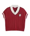 Brunello Cucinelli Knitted T-shirt In Red