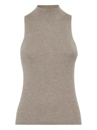 BRUNELLO CUCINELLI KNITTED TOP