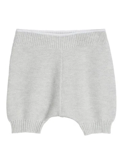 Brunello Cucinelli Babies' Knitted Trousers In Grey