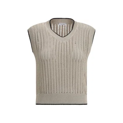 BRUNELLO CUCINELLI KNITTED VEST