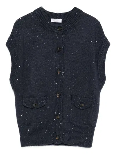 BRUNELLO CUCINELLI KNITTED VEST