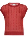 Brunello Cucinelli Mohair And Wool Shirt In Red