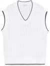 Brunello Cucinelli Women Knitted Vest In White